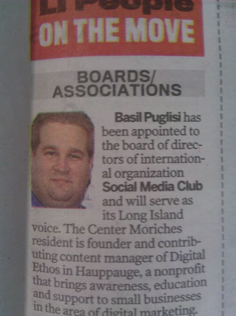 Social Media CLub BOD, Basil Puglisi, Social Media, SxSW