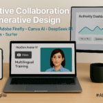 Basil Puglisi, generative design systems, HeyGen Avatar IV, Adobe Firefly, Canva AI, DeepSeek R1, ElevenLabs, Surfer SEO, AI content workflow, marketing compliance, brand safety