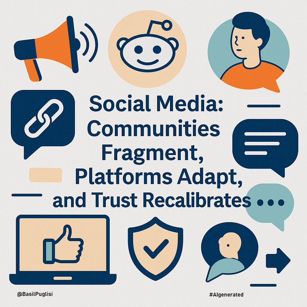 Communities Fragment, Platforms Adapt, and Trust Recalibrates