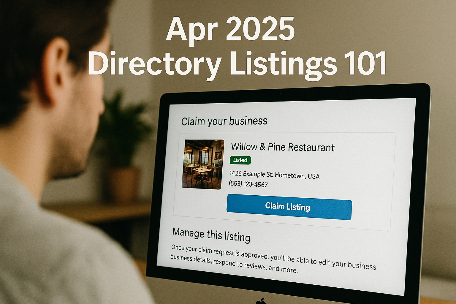 Directory listings, industry directories.