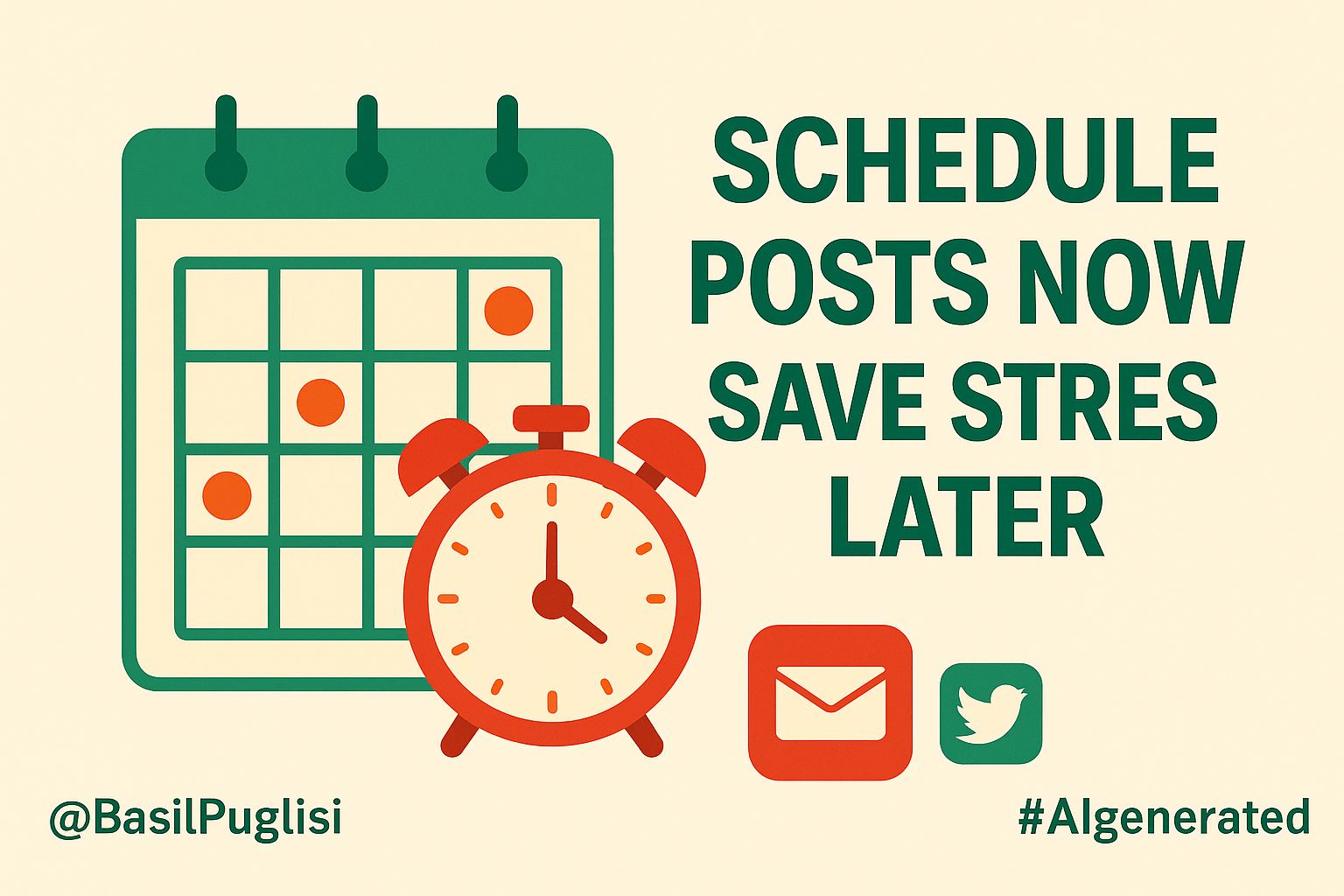 Holiday Social Posts Scheduled